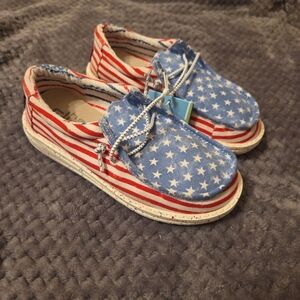 Hey Dude Kids Stars N Stripes Youth Wally
